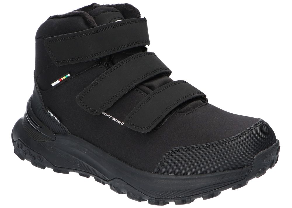 BUTY ZIMOWE ŚNIEGOWCE NA RZEPY SOFTSHELL