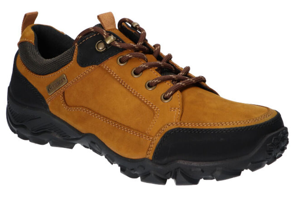 TREKKINGI PÓŁBUTY SKÓRZANE MĘSKIE