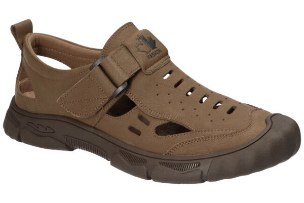 SANDAŁY SKÓRZANE MĘSKIE PEŁNE