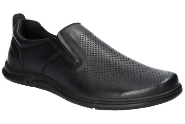 BUTY PÓŁBUTY SKÓRZANE WSUWANE MĘSKIE