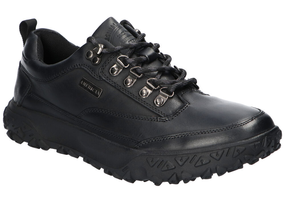 TREKKINGI PÓŁBUTY SKÓRZANE MĘSKIE