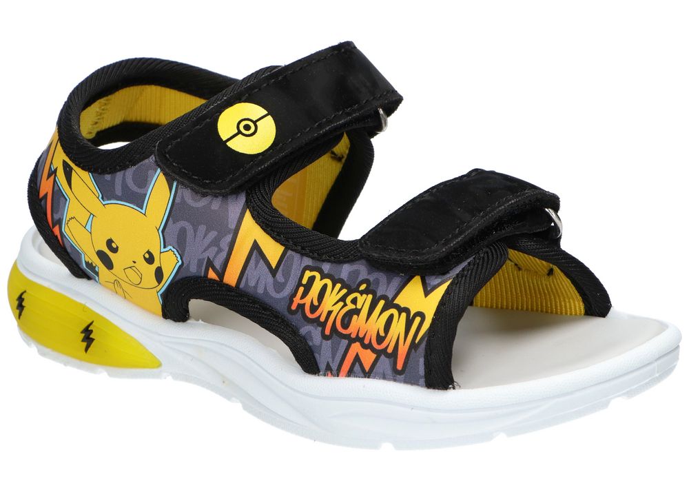 POKEMON PIKACHU SANDAŁY DZIECIĘCE NA RZEPY